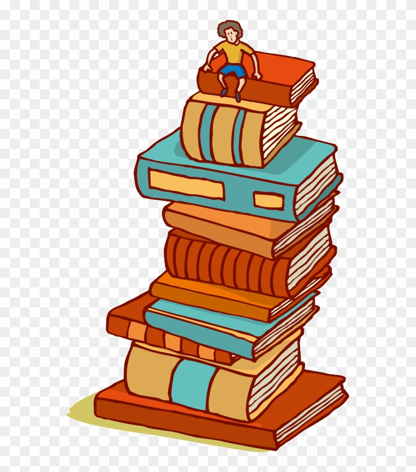 Montaña De Libros Png - Poster Design Books Donation Poster Clipart