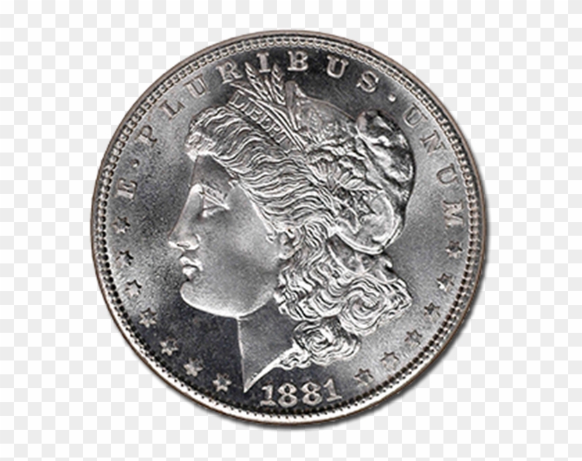 Picture Of Morgan Silver Dollar 1878-1904 - Bu Morgan Silver Dollars Clipart #3301285