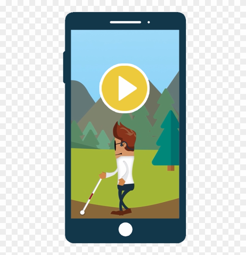 Click Para Reproducir Vídeo En Youtube La Demo De Blind - Illustration Clipart