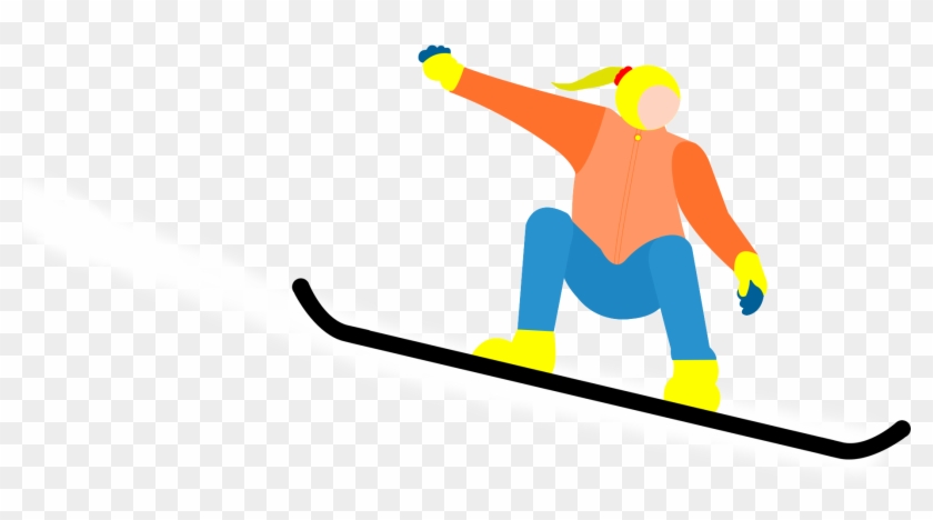 Plano Simple Caricatura Esquí Png Y Psd - Skier Turns Clipart
