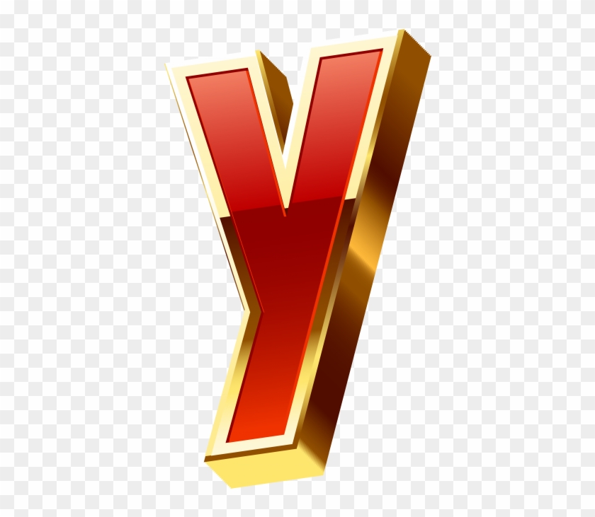 Golden Y Letter Png Transparent Image - Graphic Design Clipart