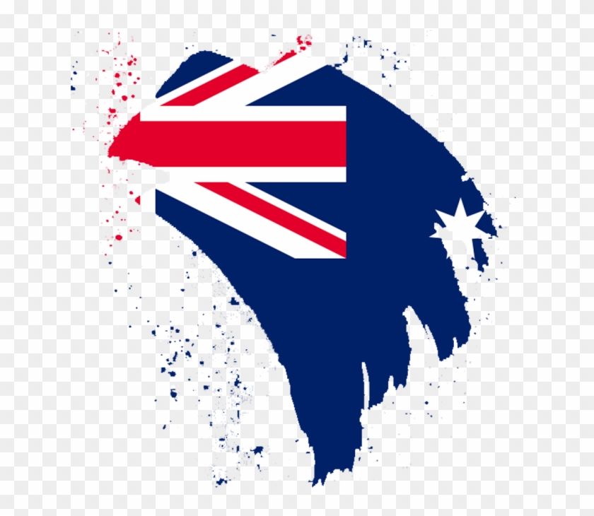 3d Map Of Australia Day Greetings Png - Flag Of Australia Before Federation Clipart