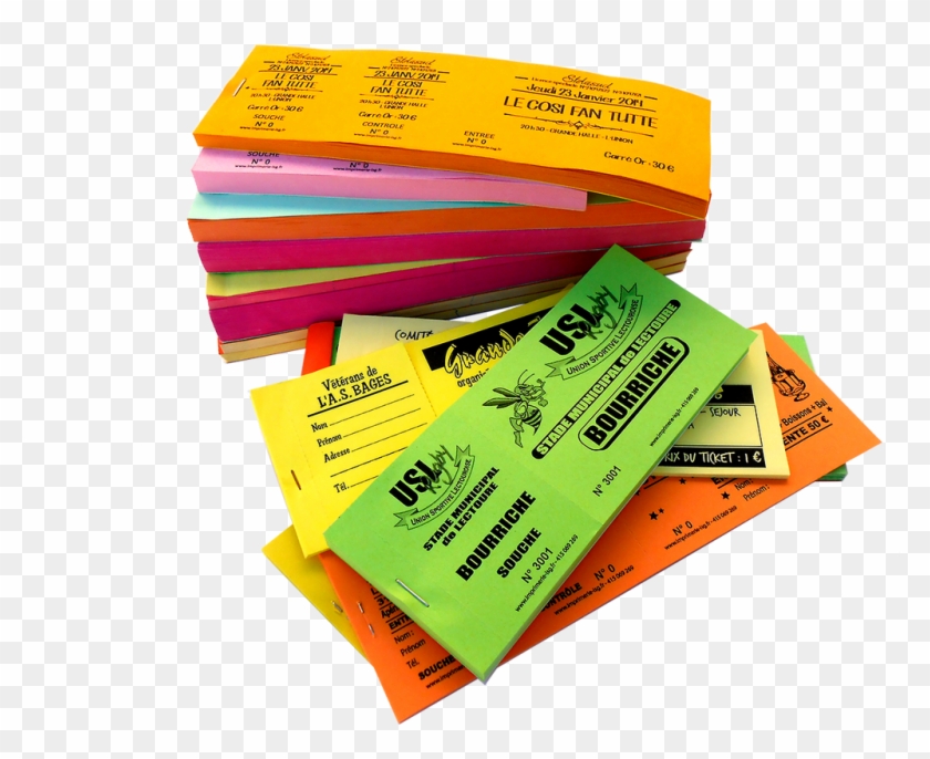 Ticket Tombola Png - Impression Ticket D Entrée Clipart