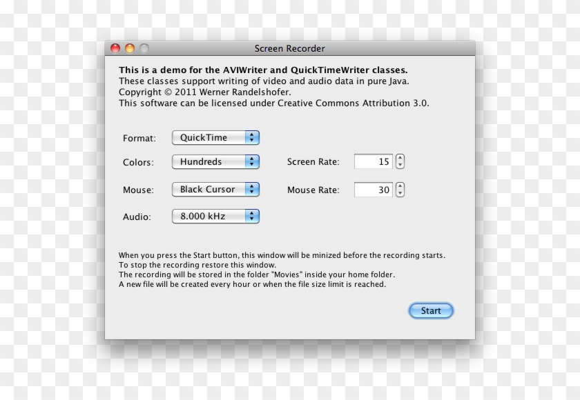 Screen Recorder - Java Screen Capture Program Clipart #3302519