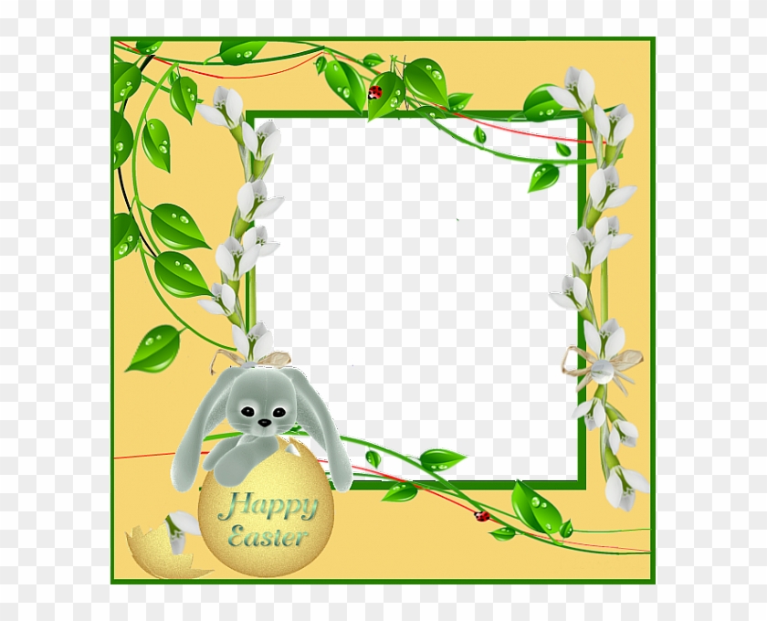Transparent Happy Easter Picture Frame Clipart #3302582
