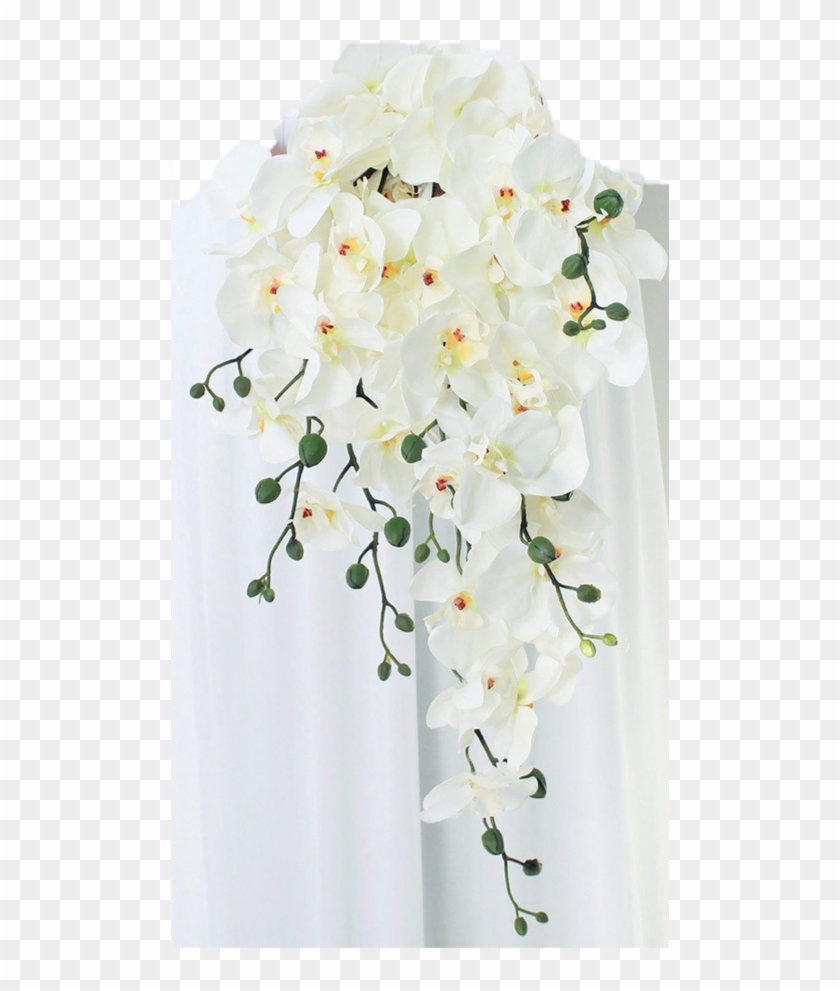 This Lovely Orchid Cascade Bouquet Is A Great Option - Artificial Flower Clipart #3302772