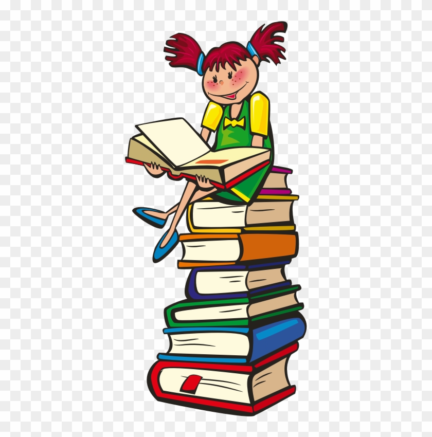Clipart - School Days - Clipart Reading - Png Download #3302908
