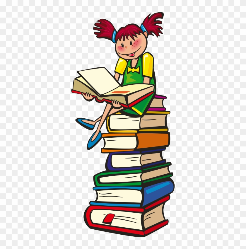 Clipart - School Days - Clipart Reading - Png Download