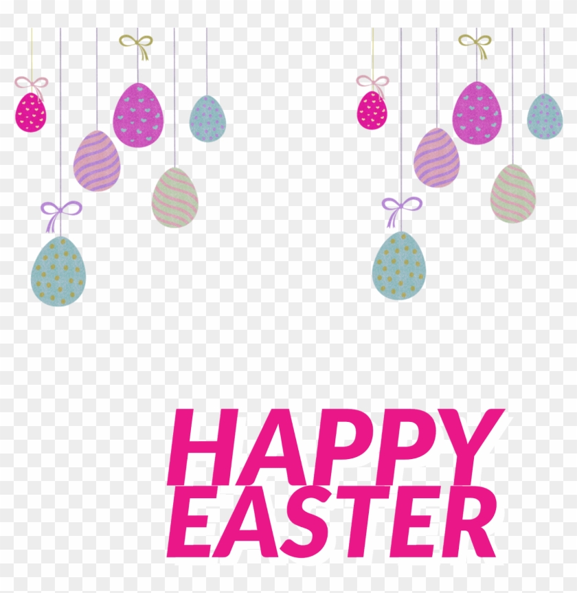 5 Designs Of Easter Eggs Facebook Frames Free Greetings - Paper Clipart #3302982