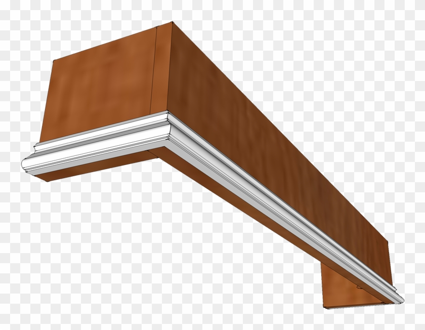 A Closed Top Window Cornice Increases The Energy Efficiency - Wood Cornice Design Clipart #3303064