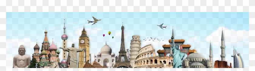World Travel - Colosseum Clipart #3303491