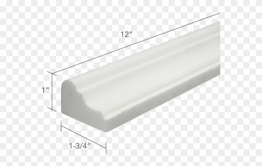 Glacier White Polished Cornice - Rain Gutter Clipart