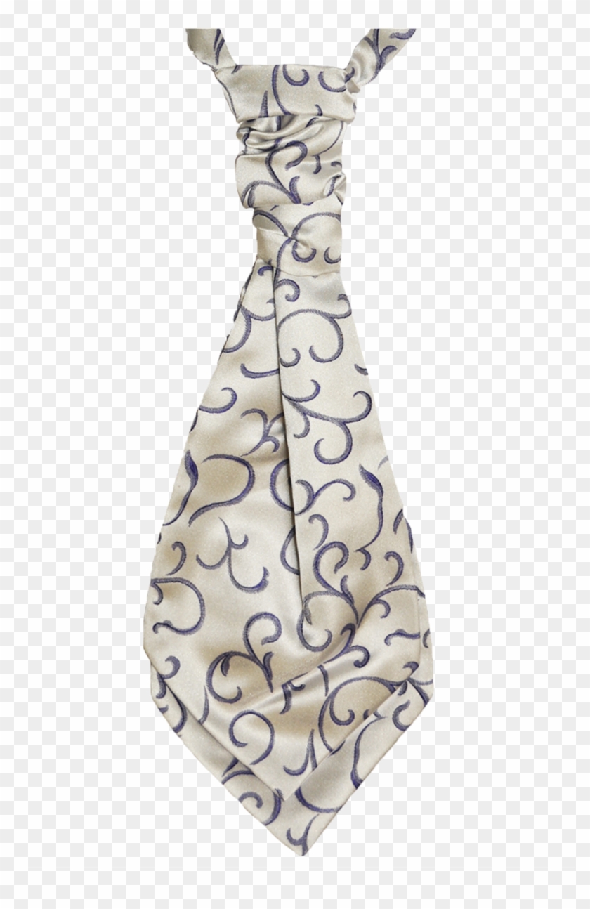Boys Purple Scroll Cravat And Hankie - Day Dress Clipart #3303843
