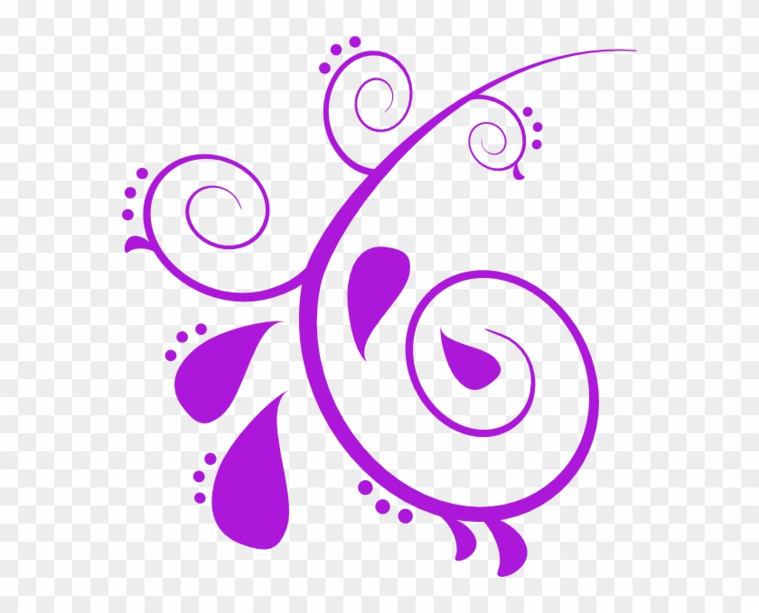 Scroll Clipart Curve Design - Navy Blue Clip Art - Png Download