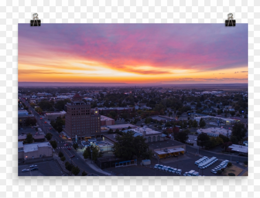 Walla Walla Sunset Poster - Sunset Clipart #3304048