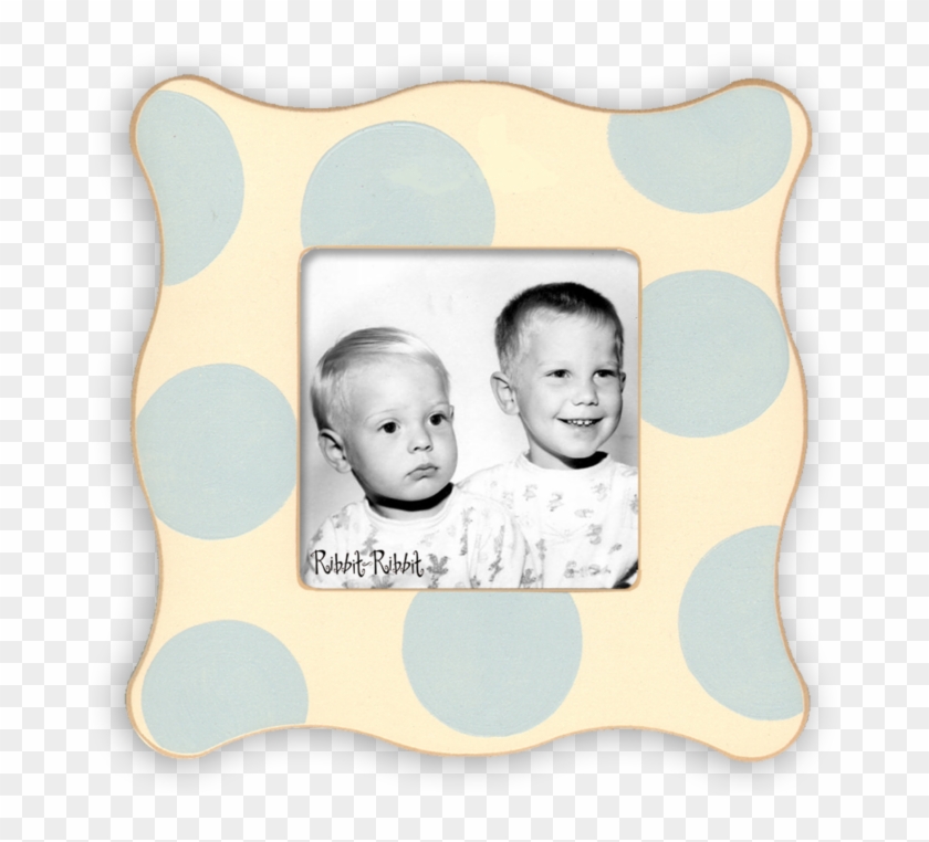 Scallop Dot Sky - Picture Frame Clipart