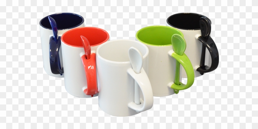 Tazas Con Cuchara Para Sublimar Clipart