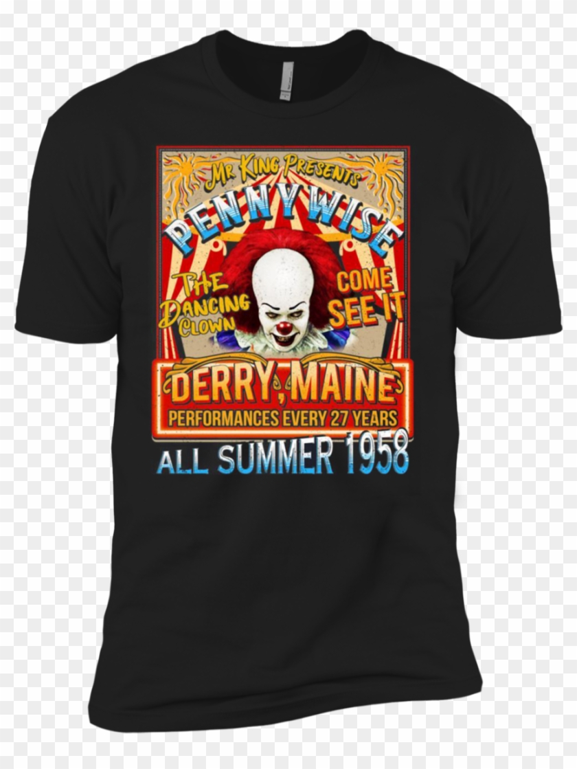 Mr King Presents Pennywise - Active Shirt Clipart #3306611