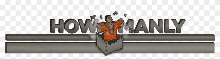 How Manly Header - Visual Arts Clipart #3306679