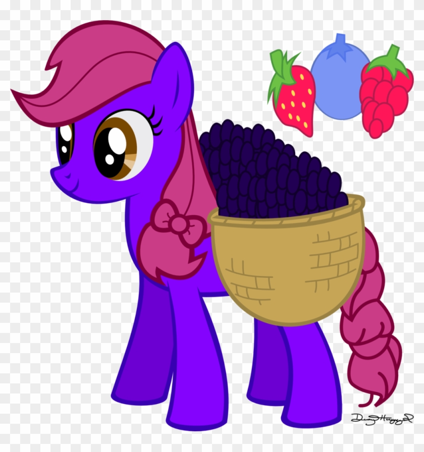 Blueberry Clipart Purple Berry - Cartoon - Png Download #3306841