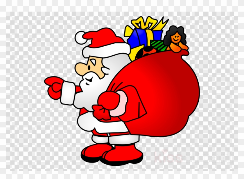 Santa Claus, Drawing, Cartoon, Transparent Png Image - Transparent Spotify Logo Black Clipart #3306898