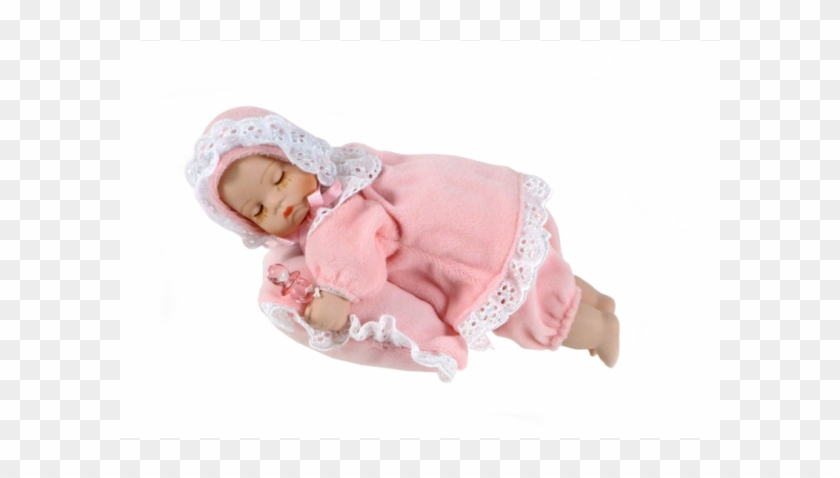 Musical Sleeping Baby Girl Keepsake I - Baby Clipart