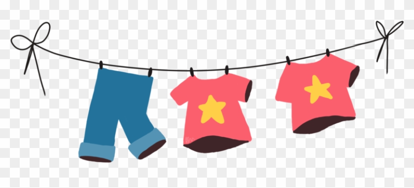 Washing Line By Beginblue Pluspng - Clothes Line Clipart Transparent Background