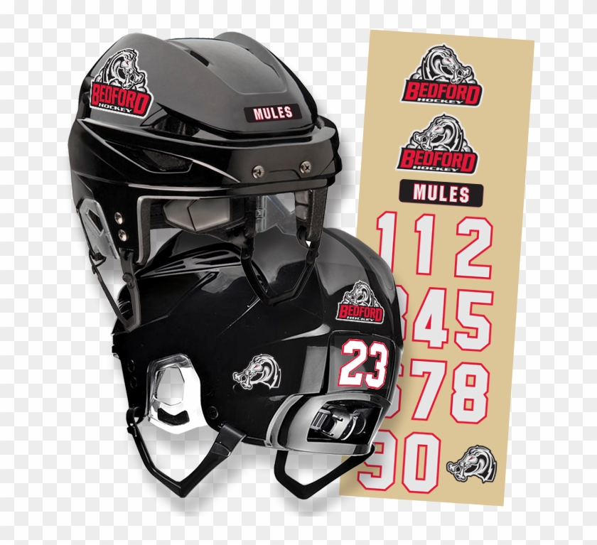 Hockey Helmet Decal Packages - Football Helmet Clipart #3307395
