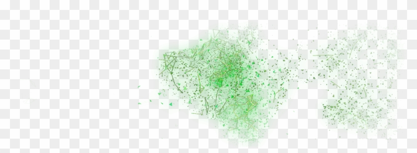 149 - Green Particles Png Clipart