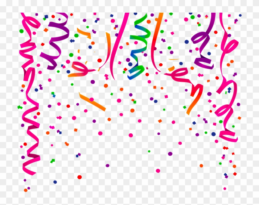 Serpentina E Confete Png - New Year Confetti Clip Art Transparent Png #3307796