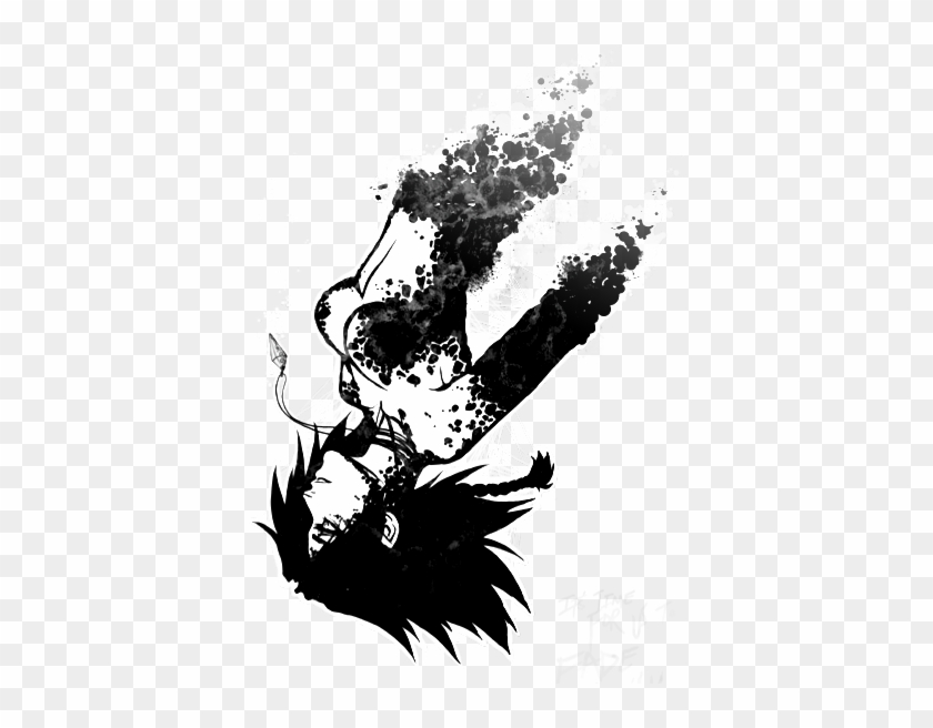 #anime #falling #particles #fading #black #girl #broken - Anime Girl Falling Png Clipart #3308036