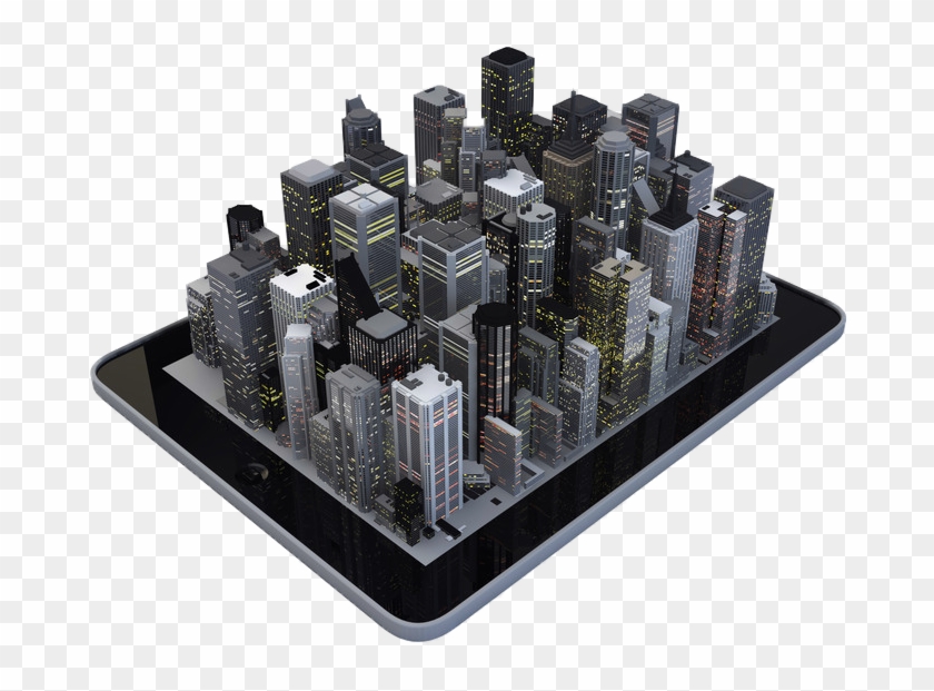 Floating City - Smart City Clipart #3308037