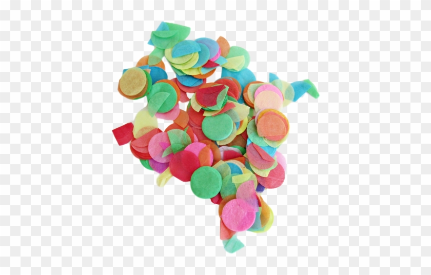 Confete Papel Seda Colorido - Circle Clipart #3308256