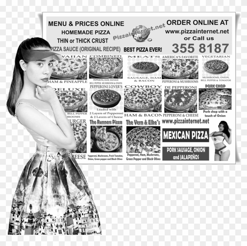 Gaty Menu Bw - Unhealthy Habits Clipart