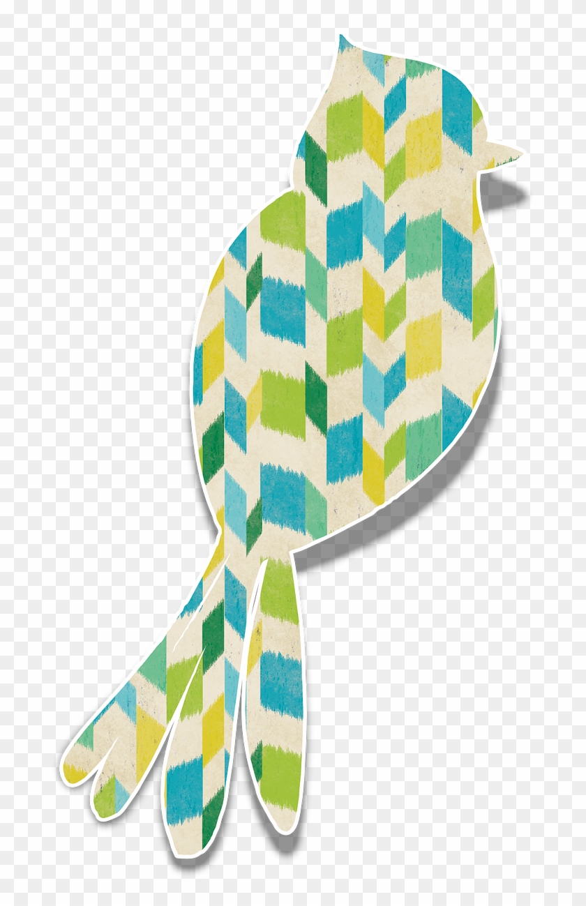 Bird Silhouette Pattern - Illustration Clipart