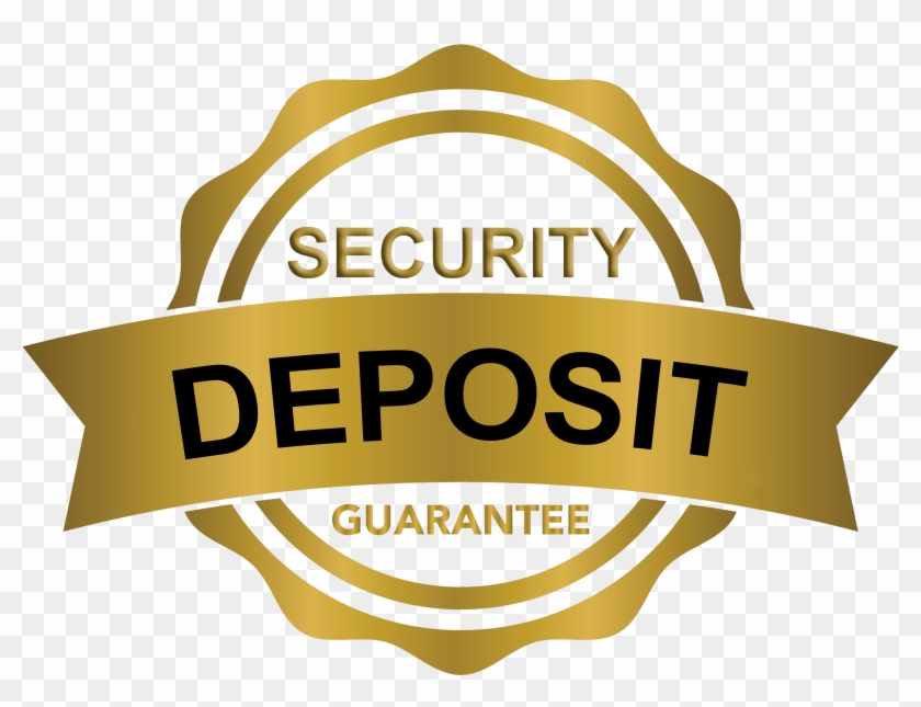 Security Deposit Badge - Security Deposit Logo Clipart #3308964