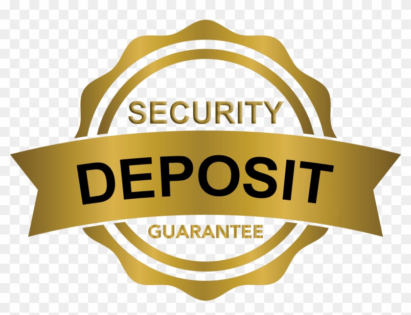 Security Deposit Badge - Security Deposit Logo Clipart
