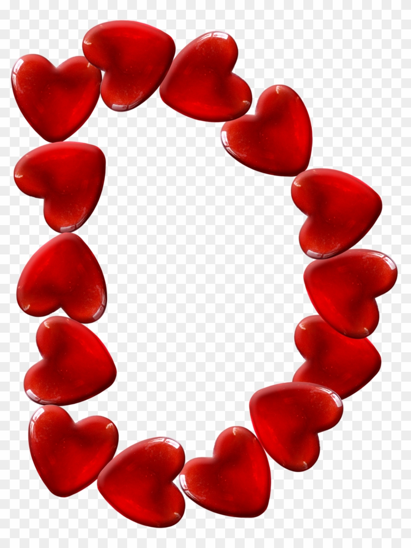 Alfabeto Corações Vermelho Png - Love Clipart #3309140