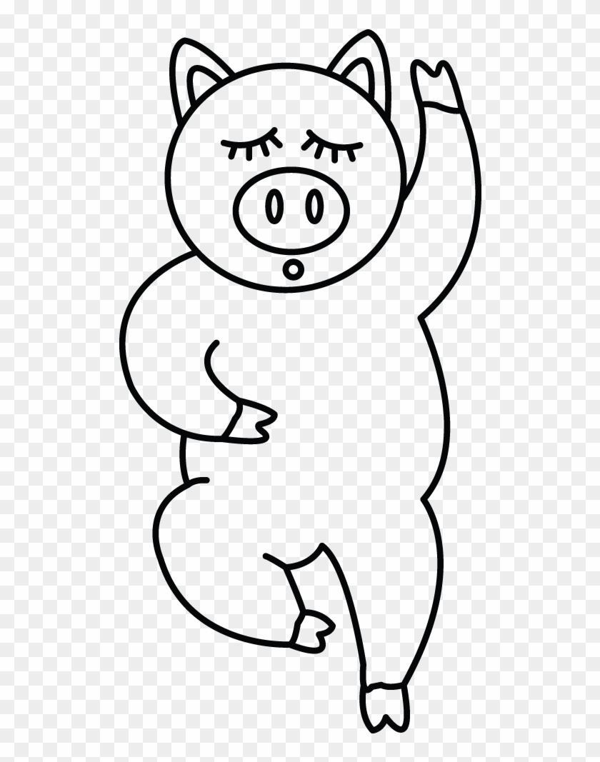 Pork Drawing Easy Clip Art Transparent - Drawing - Png Download #3309164