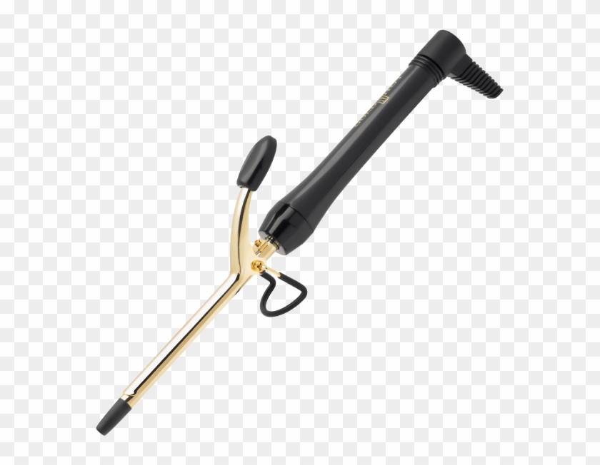 Gold 'n Hot 3/8" Professional 24k Gold Spring Curling - Golden Hot Curling Iron Clipart #3309562