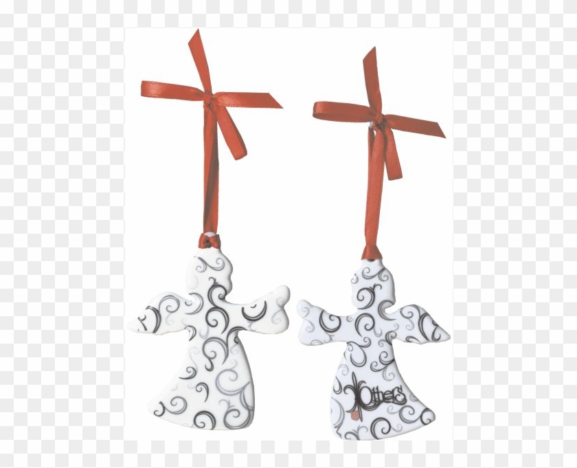 With Red Hanging Ribbon, In Clear Presentation Envelope - Christmas Tree Clipart