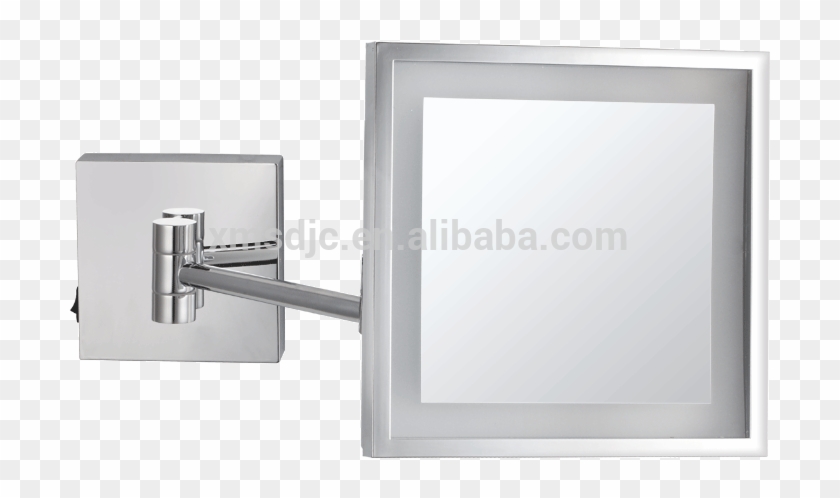 Square Led Bathroom Mirrors Decor Wall Mounted Makeup - Mirror Clipart