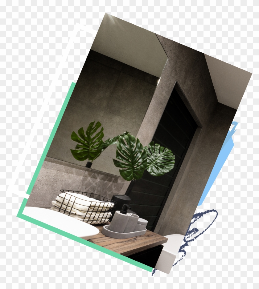 Bathroom Mirrors - Plywood Clipart