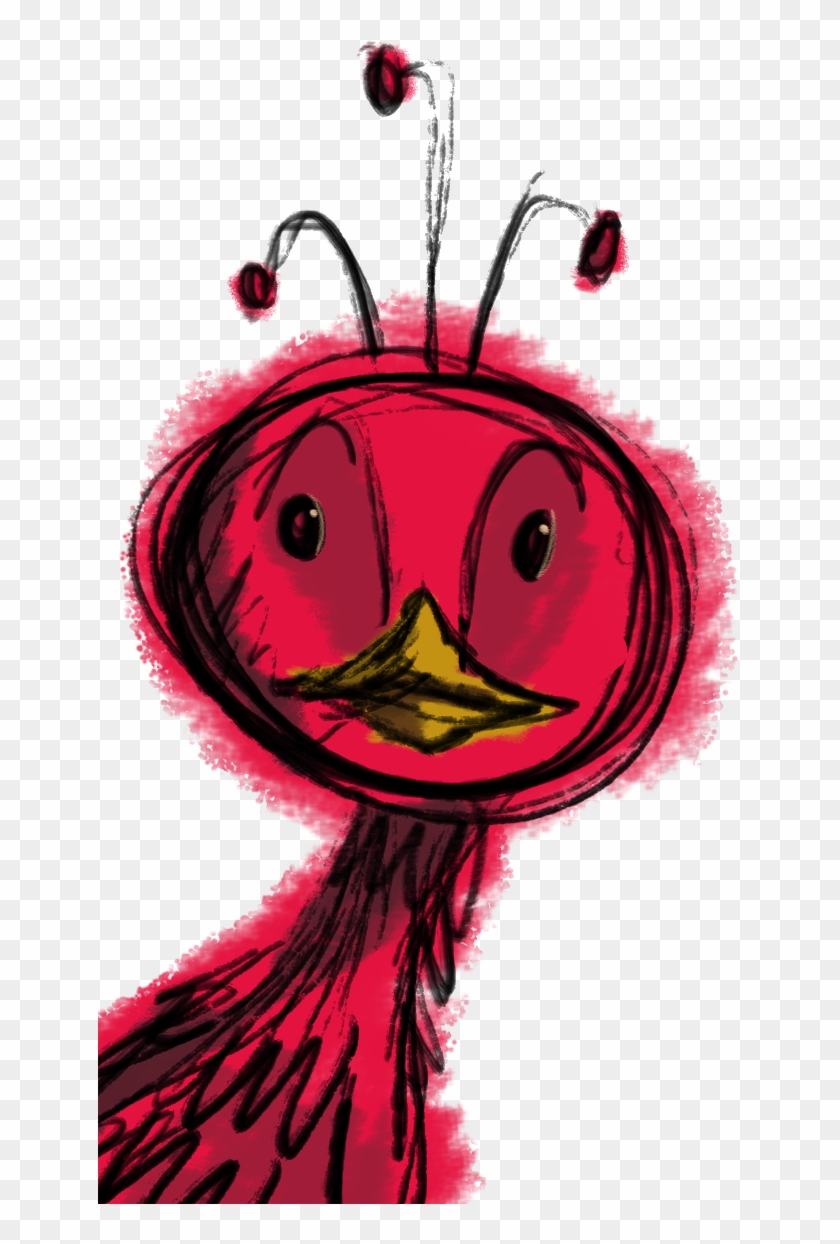 Bird Sketch Round Front Png Clipart #3310219