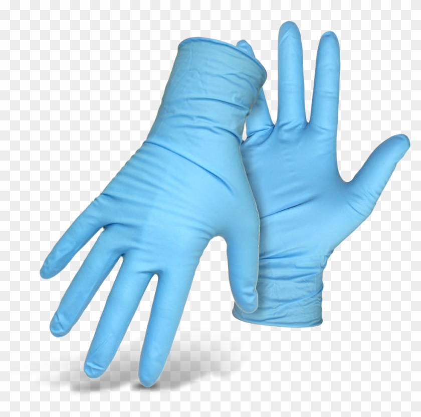 Home - Blue Latex Gloves Png Clipart #3310292