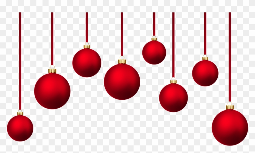 Bolas De Navidad Png - Christmas Baubles Transparent Background Clipart