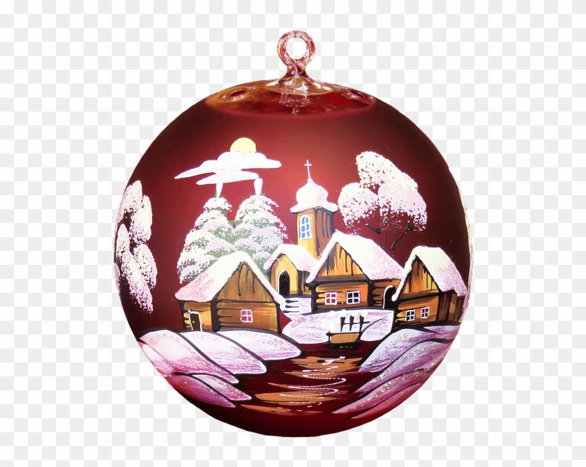 Bola Navideña Morada - Addobbi Natalizi Png Clipart
