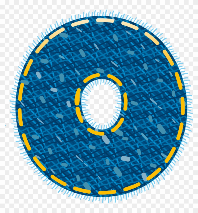 Blue Jeans Number Zero Png Clipart Picture - Clip Art Transparent Png #3310607