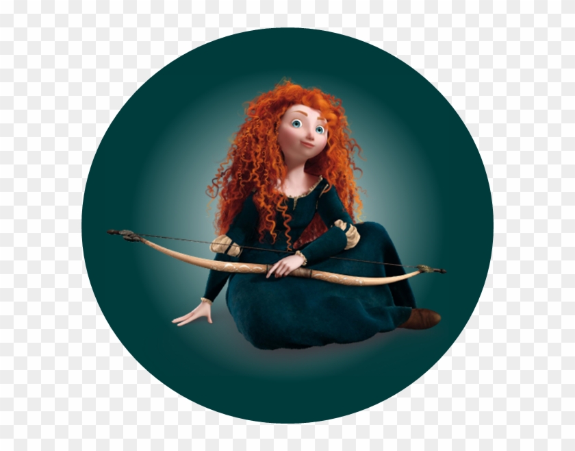 Bolas De Navidad Para Colorear, Rio Movie Coloring - Brave Merida Transparent Background Clipart
