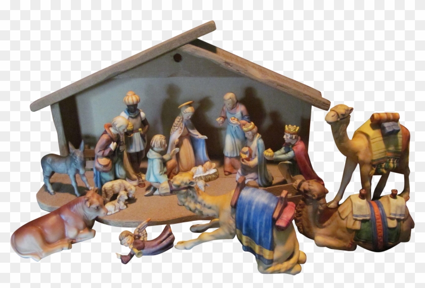 Goebel Hummel 15pc Figurine Christmas Nativity Set - Arabian Camel Clipart